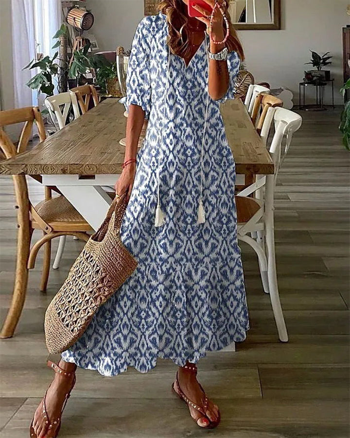 Julie | Boho V-Neck Summer Dress