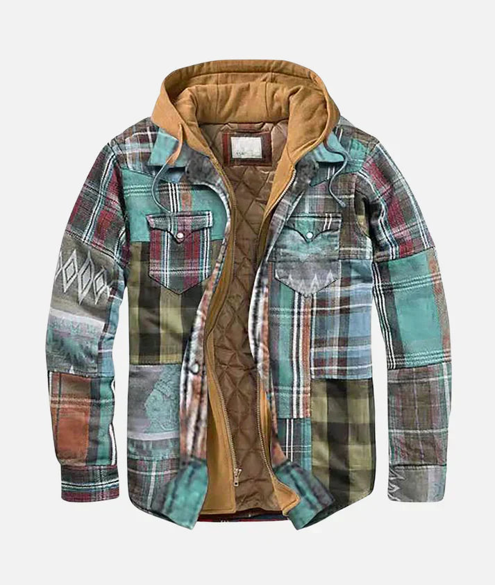 Romeo | Stylish Patchwork Plaid Jacket