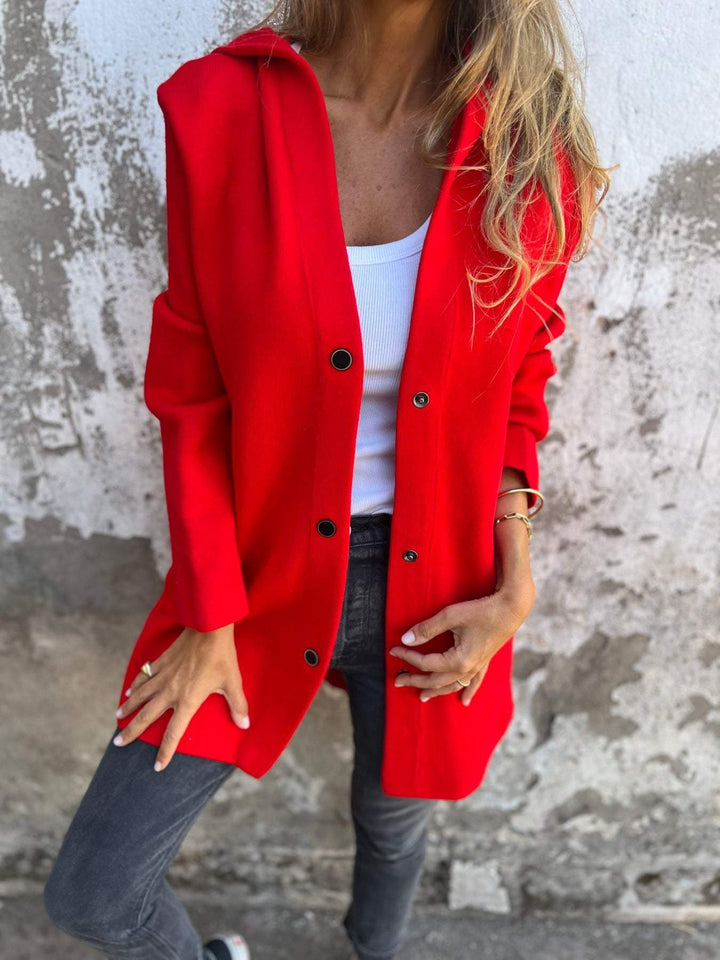 CAROLINE | COSY BUTTON-UP JACKET