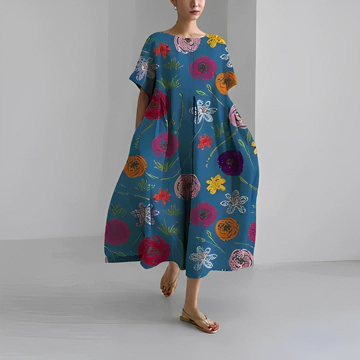 Chanelle | Elegant Printed Dress