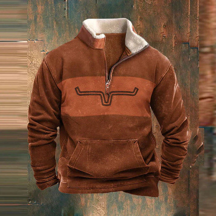 WYATT | WESTERN ZIP-UP SWEATER