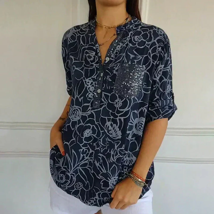 Lottie | Flower Print Blouse